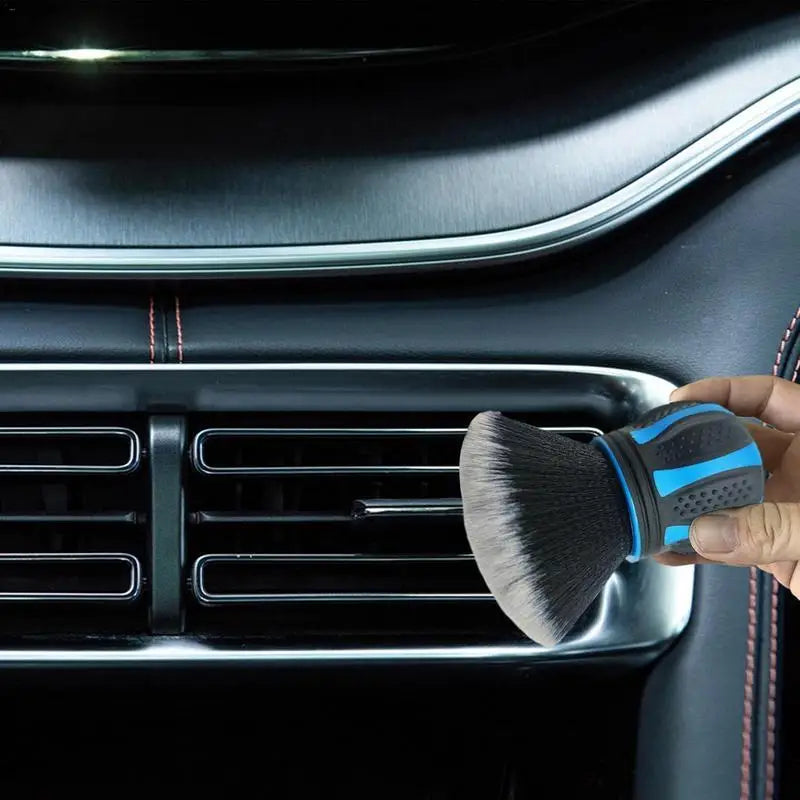 1-2PC Car Detailing Brushes Automobile Interior