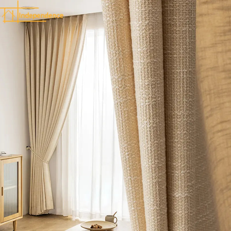 Cream Curtains for Living Room