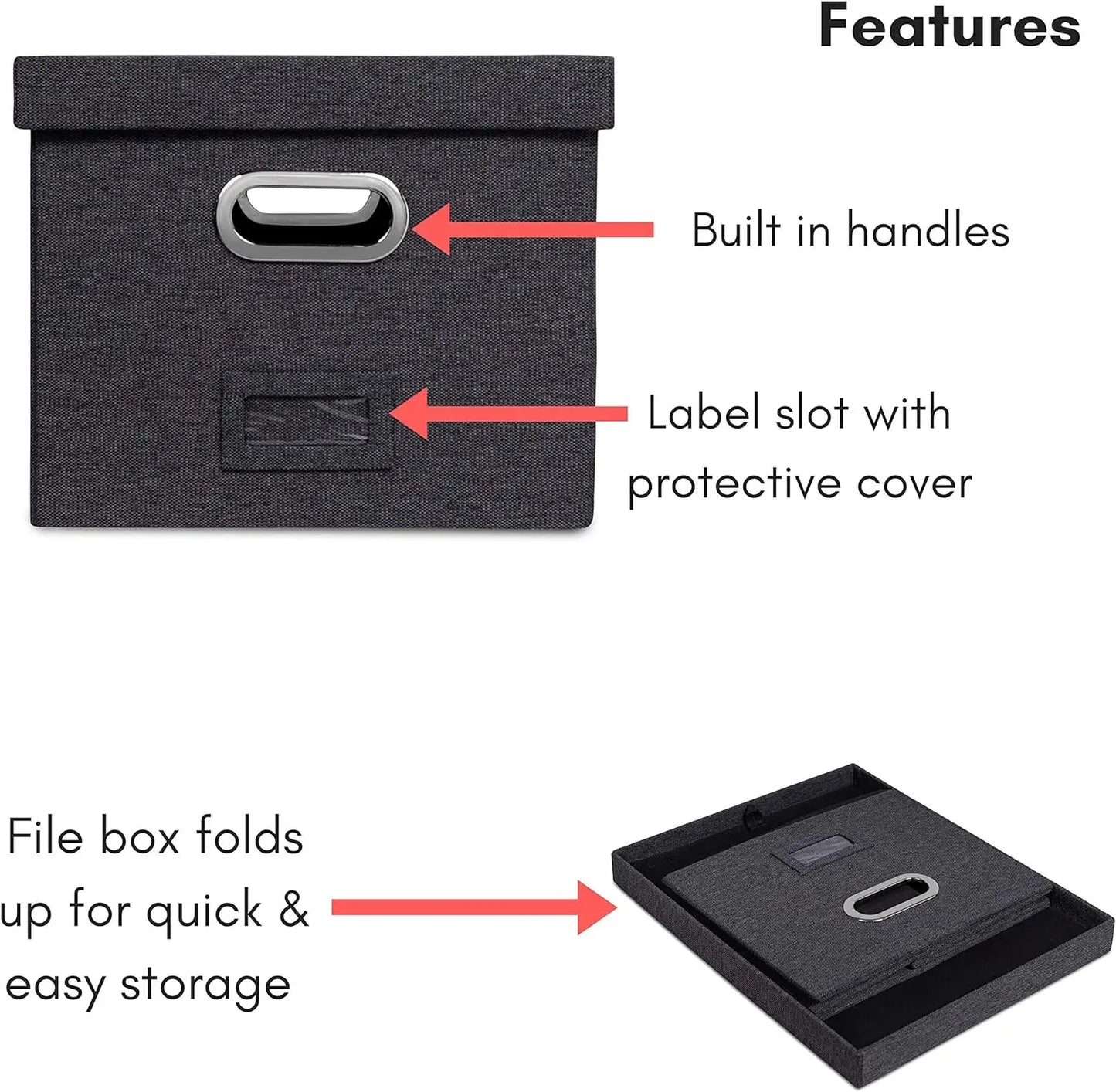 Internet's Best Collapsible Storage Organizer with Lid