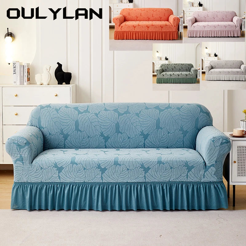 Oulylan Thick Jacquard Sofa Cover for Living Room